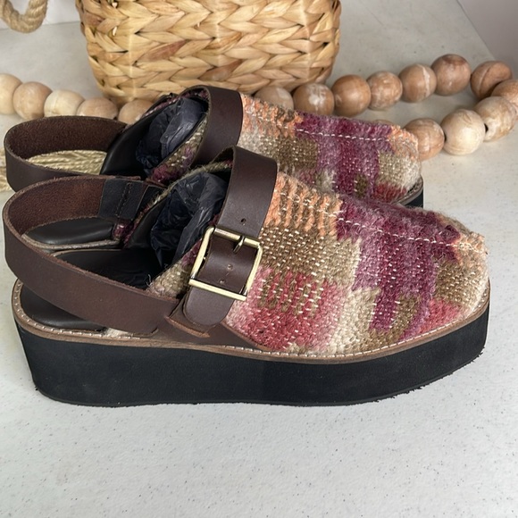 Free People Multicolor Platform Mules - Picture 9 of 12